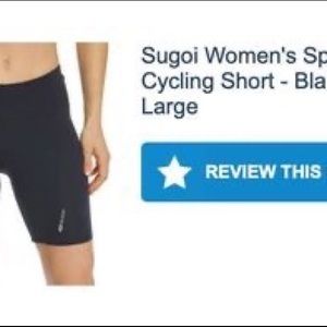 Sugoi Bike Shorts XL Brand New Never Worn